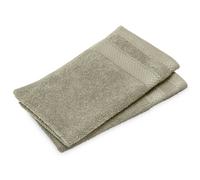 Lot de 2 serviettes invité coton 550 g/m2 30x50cm NAÏA vert Romarin
