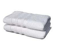 Lovely Home Lot de 2 draps de douche 70 x 140 cm - Blanc