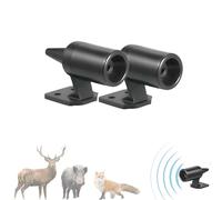 Lot de 2 sifflet d'avertissement à ultrasons pour animaux tels que : sangliers, cerfs, renards, lapins, pour voitures et motos