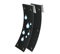 Lot de 2 silencieux anti-goutte pour gouttière - Réglable et portable | Silencieux de descente pour extérieur, jardin, cour, parc, maison