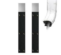 Lot de 2 silencieux de gouttière réglables et portables | Silencieux de descente pour extérieur, jardin, cour, parc, maison