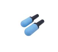 Lot de 2 silencieux pneumatiques en plastique fritté avec mamelon de 10 mm (1, 2 pièces de silencieux enfichables de 10 mm)