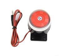 Lot de 2 sirènes d'alarme intérieure filaires 12 V 120 dB | Pression acoustique 120 dB, tension de fonctionnement 12 V, filaire, lot de 2, pour protection anti-effraction