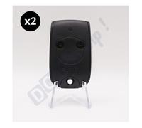 Lot de 2 Somfy Keytis NS 2 RTS 1841026 - Télécommande 2 canaux pour RTS - 433,42 MHz - Pour portails/volets Somfy + Goodie Domobip