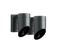 Somfy Caméra extérieure Outdoor Camera 2 1875341 – 1080p, détection, sirène 110 dB – Lot 2 grises