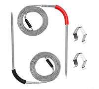 Lot de 2 sondes de thermomètre à viande pour barbecue Weber, mesure précise de la température ± 1 °F, pour WEBER Connect & Smart Hub, surveillance en temps réel par application pour steak et volaille