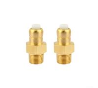 Lot de 2 soupapes de décharge thermique pour nettoyeur haute pression, soupape de décharge de chaleur en laiton 145F avec filetage 1/4 NPT, contrôle automatique de la température pour Karcher pour
