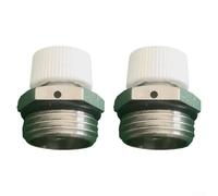 Lot de 2 soupapes de purge automatique pour radiateur - Purgeur d'air efficace pour systèmes de chauffage central, construction résistante à la rouille, compatible avec différents types de radiateurs