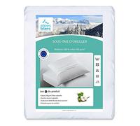 Lot de 2 sous-Taies d'oreiller 100% Coton - Protection Douce et Durable | Protège des tâches • Coton molleton 200 g/m² respirant & absorbant • Réduit l'électricité statique • Fabrication européenne