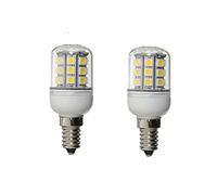 Lot de 2 spots LED E14 5 W 30 LED SMD 5050 Blanc chaud 12 V à 24 V CC