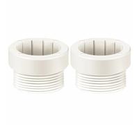 Lot de 2 stabilisateurs de parasol de piscine 4,5 cm avec manchon fileté | Raccord fileté, diamètre intérieur de 38 mm, ouverture de table de 45 mm, manchon ajusté, design anti-oscillation