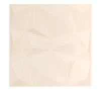 Lot de 2 Stickers Géométriques Oren 50x50cm Blanc