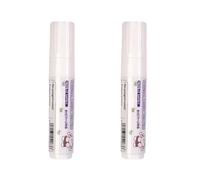 Lot de 2 stylos de correction de papier thermique liquide pour étiquettes, factures, informations, effaceur, protection de la vie privée