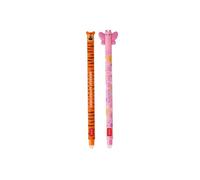 Lot de 2 Stylos Fantaisie Legami - Modèles Tigre et Papillon - stylo gel effaçable