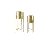 Lot de 2 support à plantes en métal Coppia Modèle 2