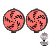 Lot de 2 Support de Bobine de Moustique, Porte Bobine pour Moustiques Portatif, Boîte à Bobines pour Moustiques avec Crochet, À Suspendre, pour Maison, Jardin, Camping, Pêche, Voyage (N)