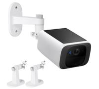 Lot de 2 Supports Caméra Muraux Réglables, Support de Caméra Compatible avec EufyCam 2C/2C Pro, 2/2 Pro, 3C/S300, 3/S330, pour SoloCam C210/S220, Système de Sécurité Domestique avec Angle de Vue
