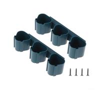 Lot de 2 supports de batterie pour outils Bosch 10,8 V 12 V à fixation murale (bleu)