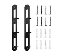 Lot de 2 supports de disque de meuleuse d'angle pour l'organisation du garage, support de meule à 3 niveaux avec revêtement antirouille, noir