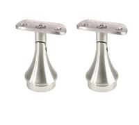 Lot de 2 supports de main courante coniques en acier inoxydable Ø 42,4 mm