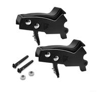 Lot de 2 supports de montage pour scie à onglet DW723 DWX725 Fixation sécurisée Plastique noir 11 cm
