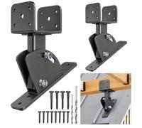 Lot de 2 supports de pergola, supports de toit réglables pour housse de terrasse, pergola, kit de support de pergola en acier inoxydable