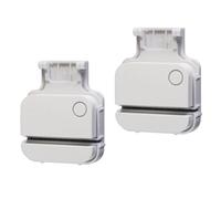 Lot de 2 supports de porte de garage compatibles avec capteur de contact Ring Alarm (2e génération), installation facile, design durable, ruban de montage double face pré-installé, (vis incluses)