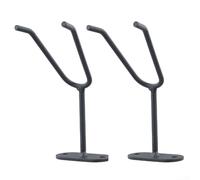 Lot de 2 supports de pulvérisation en alliage d'aluminium pour montage vertical pour ranger les bombes aérosols et accessoires de peinture