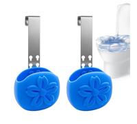 Lot de 2 supports de tablettes de nettoyage pour réservoir de toilettes | Porte-tablette pour toilettes d'intérieur pour salle de bain, maison, usage quotidien, hôtel, bureau, voyage, camping-car