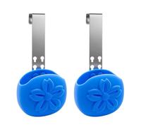 Lot de 2 supports de tablettes de toilette réglables en silicone | Porte-tablette pour toilettes d'intérieur pour salle de bain, maison, usage quotidien, hôtel, bureau, voyage, camping-car