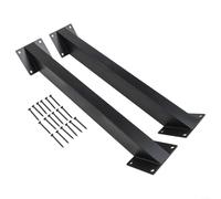 Lot de 2 supports de tonnelle diagonaux robustes pour pavillon en bois - Structure de jardin d'angle 42,8 x 33,2 cm