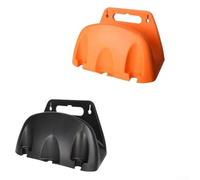 Lot de 2 supports de tuyau d'arrosage muraux pratiques pour un rangement sécurisé des câbles et tuyaux - Construction robuste en polypropylène empêchant les nœuds - Idéal pour les murs de garage