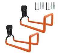 Lot de 2 supports de tuyau muraux pratiques avec rouille, couleur, B | Rangement efficace du tuyau d'arrosage et gain de place, crochet de tuyau d'arrosage solide pour une utilisation en extérieur
