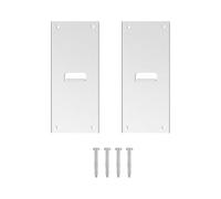 Lot de 2 supports d'extension de poteau de courrier 10,2 cm | Ce support en acier inoxydable relie solidement les poteaux pour surélever et stabiliser votre boîte aux lettres ou clôture