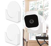 Lot de 2 supports muraux améliorés pour mini caméra Blink, support de fenêtre avec ruban adhésif puissant pour caméra d'intérieur Blink, plus facile à installer, sans vis, 2 pièces