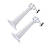 Lot de 2 supports muraux de plafond pour caméra de sécurité, support réglable en alliage d'aluminium avec pivotement à 360° et inclinaison à 150° pour Arlo Pro 2 3 et la plupart des caméras dôme de