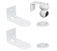 Lot de 2 supports muraux en métal compatibles avec les caméras de sécurité Tp-Link Tapo TC70/C210/C200/C220, Kasa Ec70/Kc410s, support de plafond avec vis et chevilles pour installation