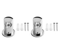 Lot de 2 supports muraux pour barre de douche, support mural pour pommeau de douche, support de pommeau de douche, support de robinet de douche en ABS pour barres de 21, 5 et 22 mm de diamètre