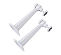 Lot de 2 supports muraux pour caméra de sécurité en alliage d'aluminium | Orientable à 360° Réglable Inclinaison 150° pour Arlo Pro pour caméras dôme CCTV Intérieur Blanc