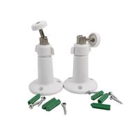 Lot de 2 Supports Muraux Réglables à 360° pour Caméras de Sécurité Arlo et Arlo Pro, Installation Intérieure et Extérieure, Résistant à l'eau et à la Rouille, Ring Stick up cam Support Blanc