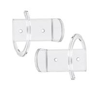Lot de 2 supports pour abri de jardin en bois de cerf avec support en | Supports de montage en bois de bois pour salon, bureau, cabine, studio, garage