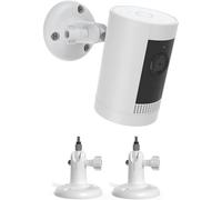 Lot De 2 Supports Pour Caméra Stick Up Cam/Pro/Indoor Cam/Wyze Cam/Eufy Cam/Arlo,Compatible Avec Toutes Les Caméras Avec Trous Filetés Standard 1/4-Blanc