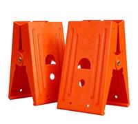 Lot de 2 supports pour chevaux de scie - Matériel de fixation en métal de | Pinces pour chevalet de sciage pour travaux de construction, atelier, bricolage, loisirs, table, garage, outil, sous-sol