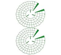 Lot de 2 supports pour de fraise, protection ronde réutilisable, 30,99 cm, anneaux de soutien de croissance de fraises | Convient pour myrtilles, tomates, jardin, cour, de culture, T