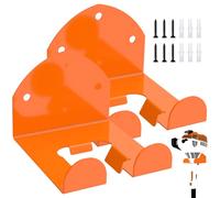 Lot de 2 supports pour débroussailleuses, supports muraux pour coupe-bordures, crochets muraux, supports muraux pour débroussailleuses, crochets muraux pour débroussailleuses de garage avec vis adapté