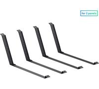 Lot de 2 supports pour panneaux solaires Anker Solix pour toits plats et jardins