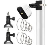 Lot de 2 supports universels pour caméra Eufy Cam, Pole de montage mural pour d'autres avec trou de vis 1/4" (6,35 mm)