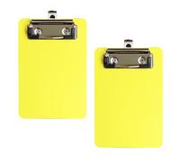 Lot de 2 tableaux d'écriture, petit porte-bloc pour documents, porte-bloc en plastique à suspendre