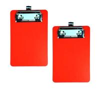 Lot de 2 tableaux d'écriture, petit porte-bloc pour documents, porte-bloc en plastique à suspendre