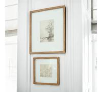 Lot de 2 tableaux Juvarel marron/blanc